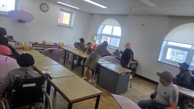 5월 마지막 주 생활아트꽃그림 프로그램