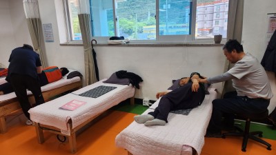 매주 화요일 안마서비스 진행